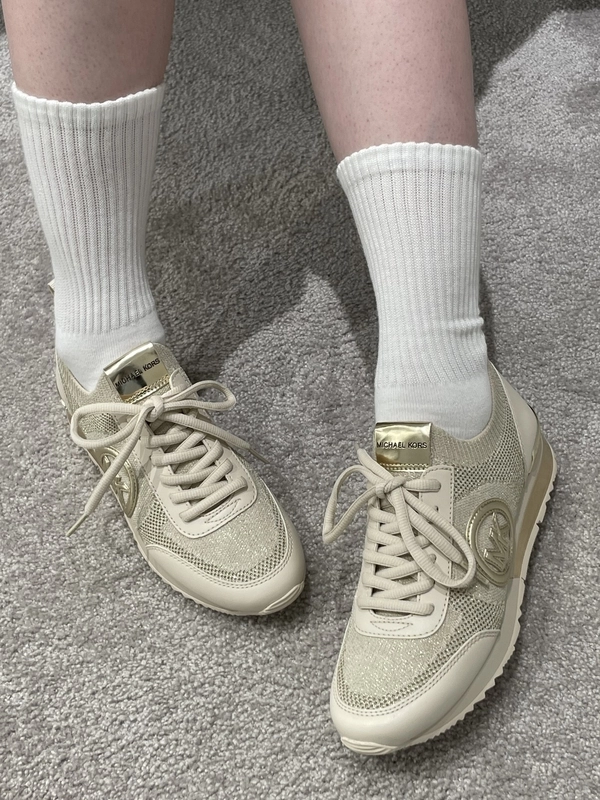 【MICHAEL KORS】Jenkins メタリックス ニット スニーカー Jenkins Metallic Stretch Knit Trainer | Michael Kors [US]