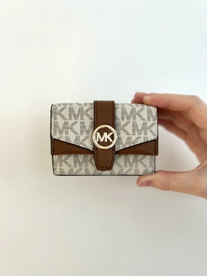 【MICHAEL KORS】国内発送 三つ折り財布 GREENWICH TINY 公式アウトレット】【日本限定】GREENWICH タブ ジップ