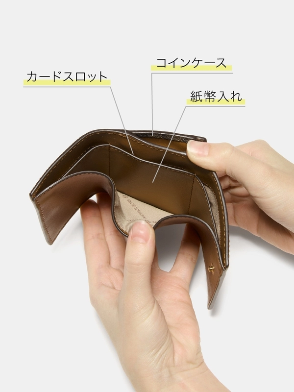 JET SET TRAVEL トライフォールド ウォレットのスタイリング